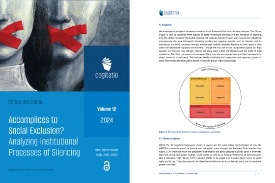 Capa e página de artigo com figura