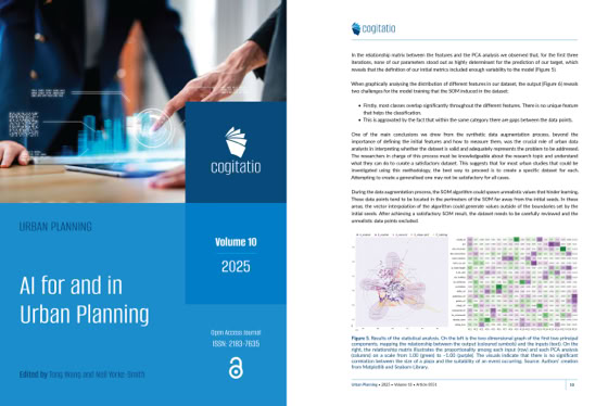 Capa e página de artigo com figura